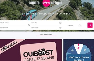 ouibus réservation en ligne.